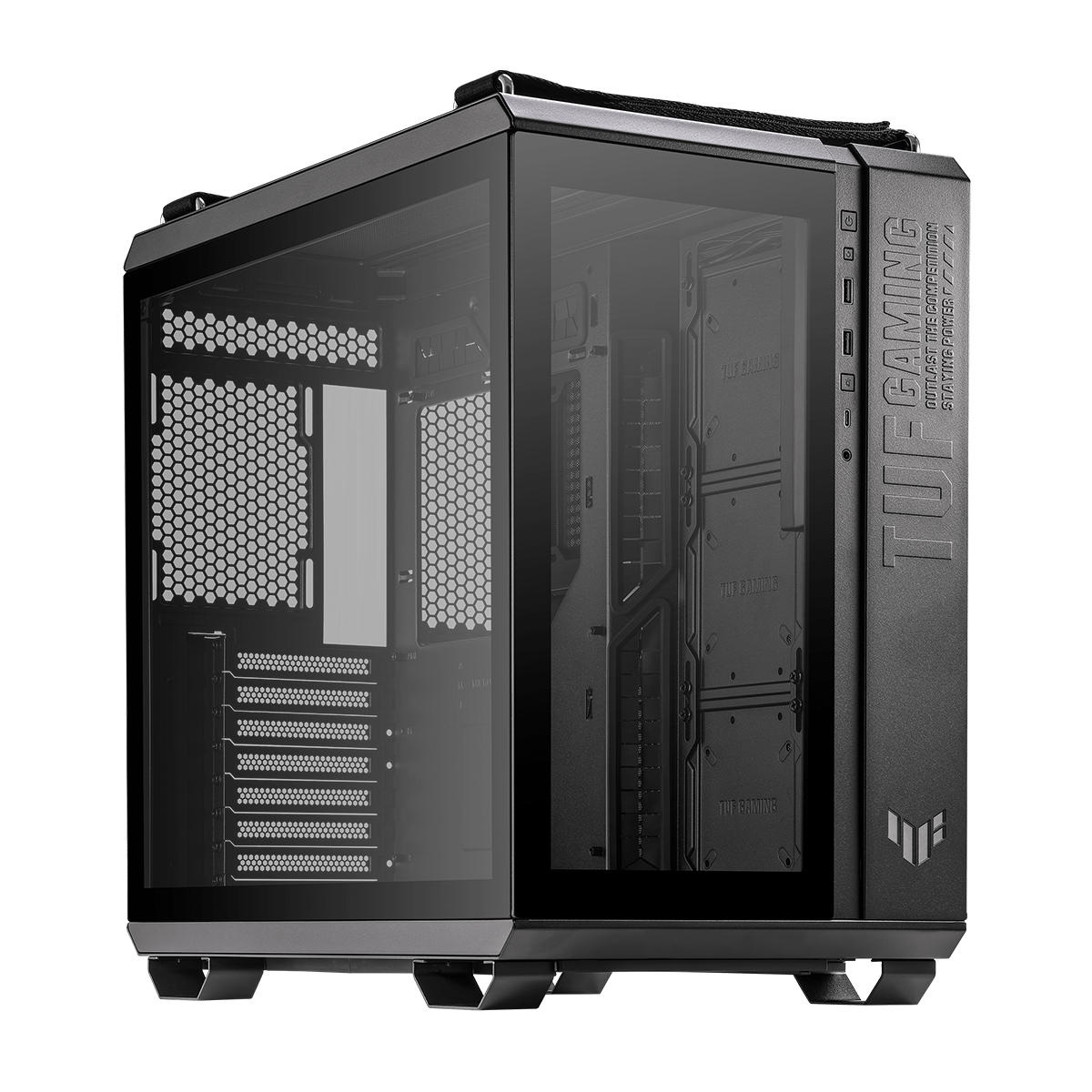 کیس کامپیوتر گیمینگ ایسوس مدل TUF Gaming GT502 کیس کامپیوتر گیمینگ ایسوس مدل TUF Gaming GT502