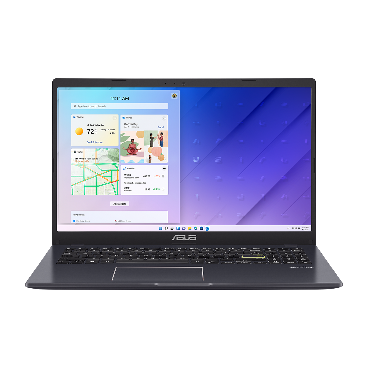لپ تاپ ایسوس 15.6 اینچی مدل E510MA Celeron N4020 4GB 512GB SSD UHD 600