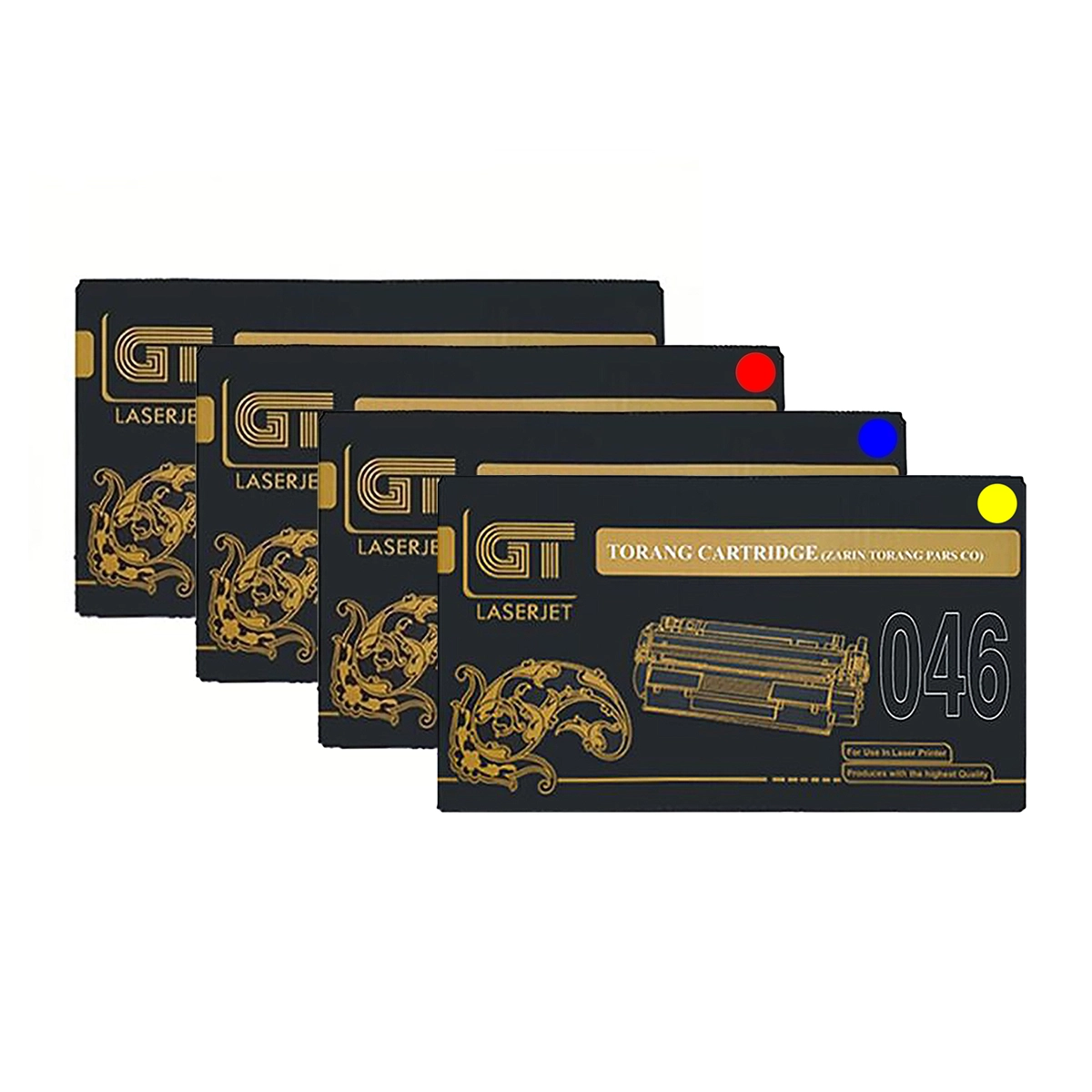 کارتریج جی تی طرح اچ پی 046 ست چهار رنگ کارتریج جی تی طرح اچ پی 046 ست چهار رنگ