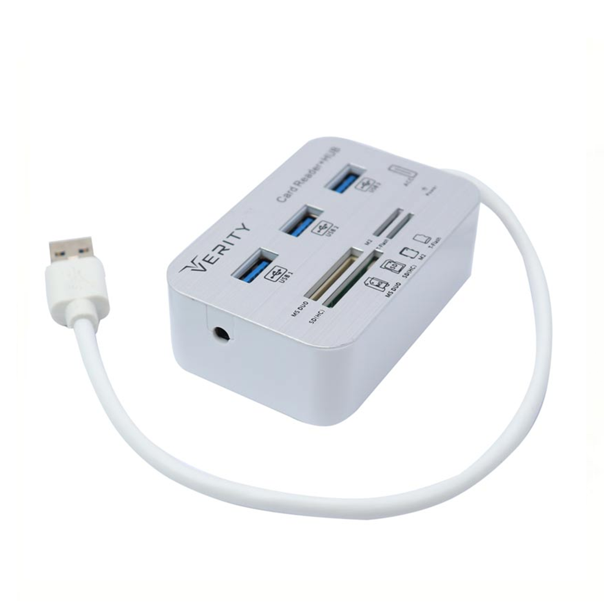 هاب یو اس بی 3.0 وریتی 3 پورت مدل H408 هاب یو اس بی 3.0 وریتی 3 پورت مدل H408