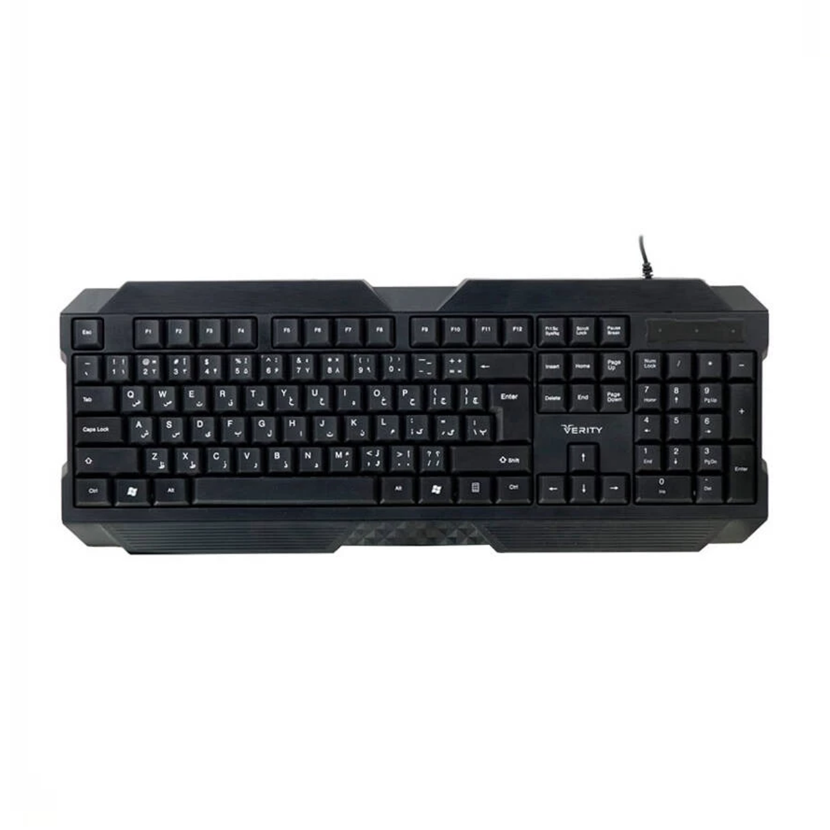 کیبورد با سیم وریتی مدل V-KB6127 کیبورد با سیم وریتی مدل V-KB6127