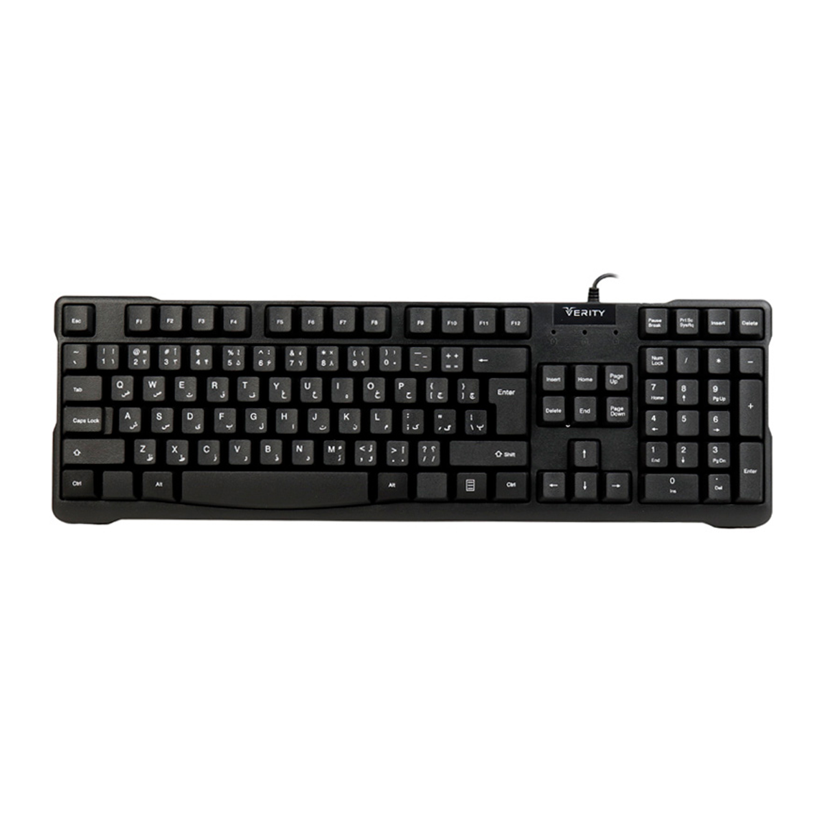 کیبورد با سیم وریتی مدل V-KB6126 کیبورد با سیم وریتی مدل V-KB6126