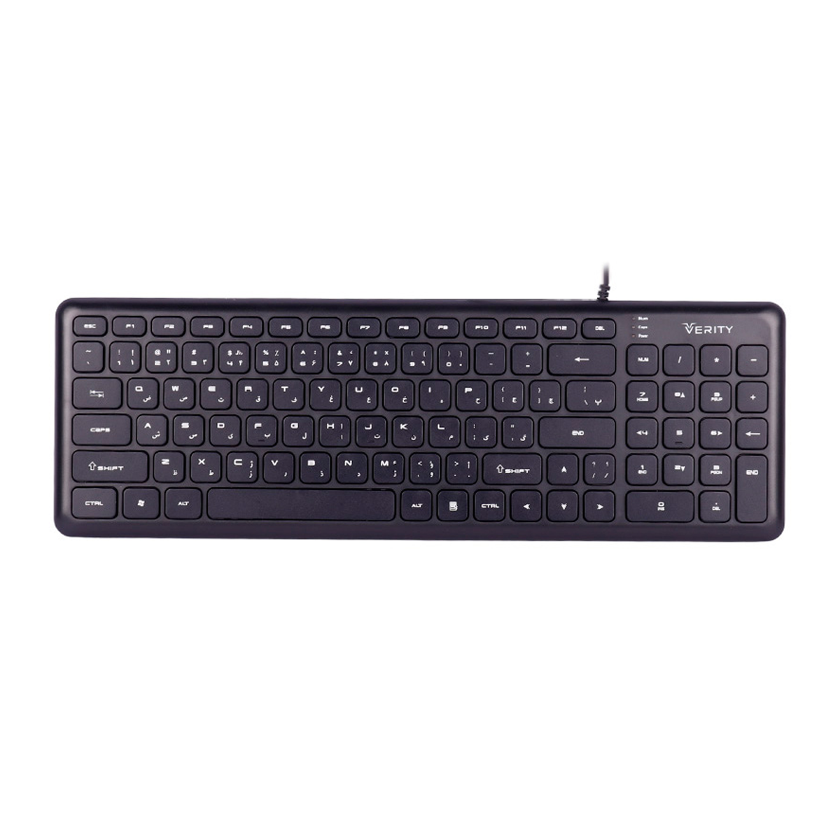 کیبورد با سیم وریتی مدل V-KB6130 کیبورد با سیم وریتی مدل V-KB6130