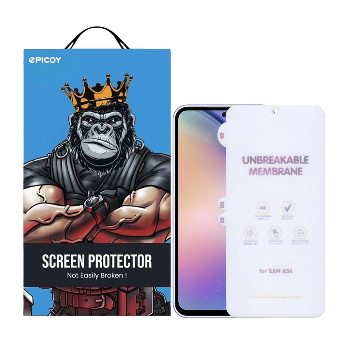 گلس گوشی سامسونگ Galaxy A54 اپیکوی مدل Hydrogel-Matte گلس گوشی سامسونگ Galaxy A54 اپیکوی مدل Hydrogel-Matte