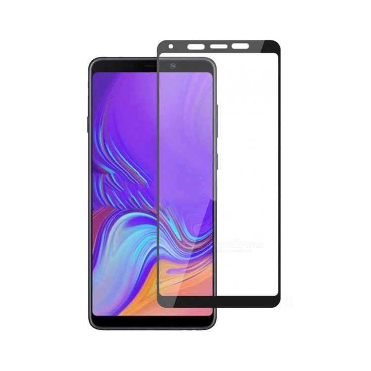 محافظ گلس فول چسب گوشی سامسونگ Galaxy A9 2018 محافظ گلس فول چسب گوشی سامسونگ Galaxy A9 2018