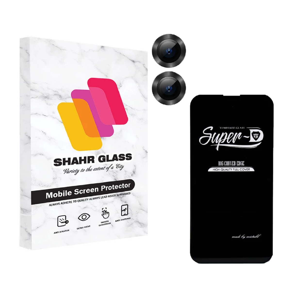 گلس گوشی اپل iPhone 12 Mini شهر گلس مدل 2S-RING به همراه محافظ لنز دوربین گلس گوشی اپل iPhone 12 Mini شهر گلس مدل 2S-RING به همراه محافظ لنز دوربین