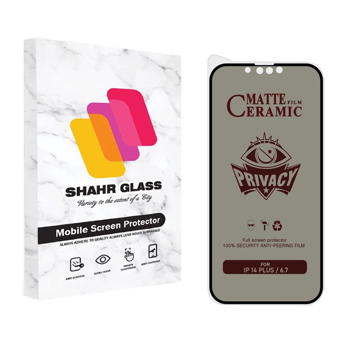 گلس گوشی اپل iPhone 14 Plus شهر گلس مدل CRP گلس گوشی اپل iPhone 14 Plus شهر گلس مدل CRP