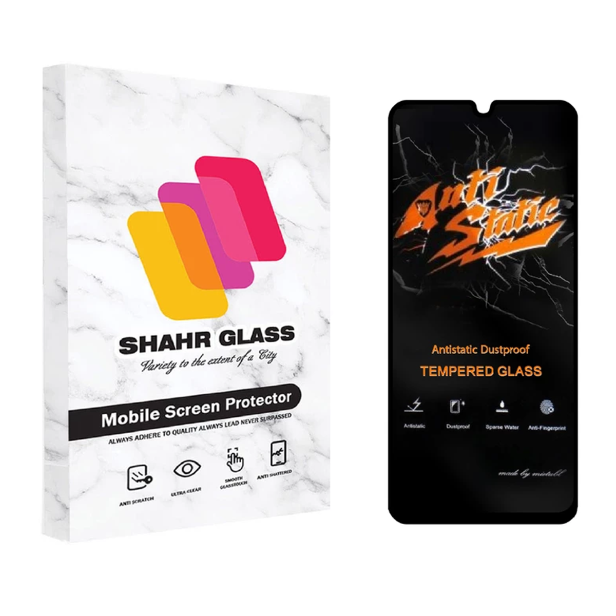 گلس گوشی سامسونگ Galaxy A32 شهر گلس مدل AntiStatic-MTB