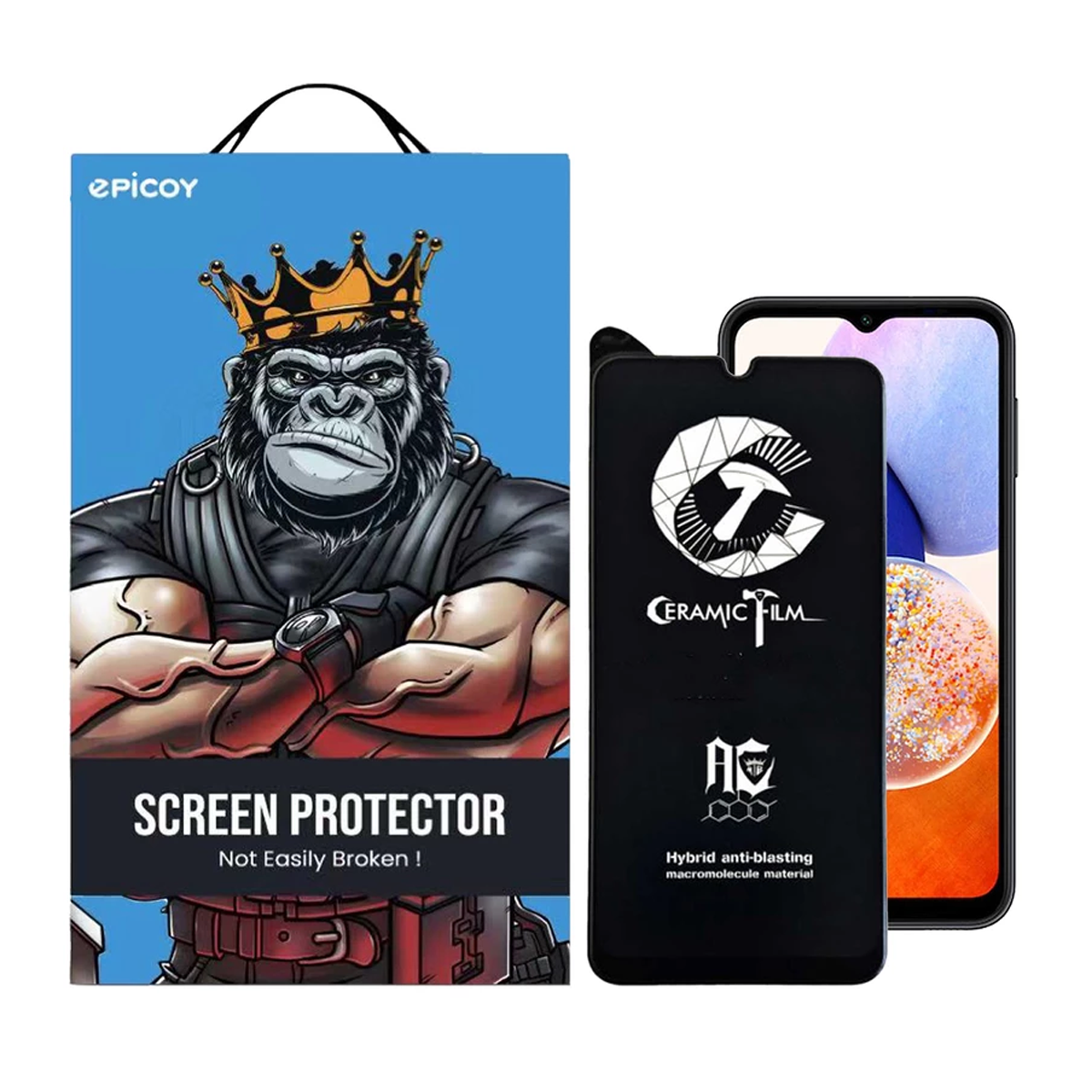 محافظ صفحه نمایش گوشی سامسونگ Galaxy A23 / A14 اپیکوی مات سرامیکی مدل CR7-M محافظ صفحه نمایش گوشی سامسونگ Galaxy A23 / A14 اپیکوی مات سرامیکی مدل CR7-M