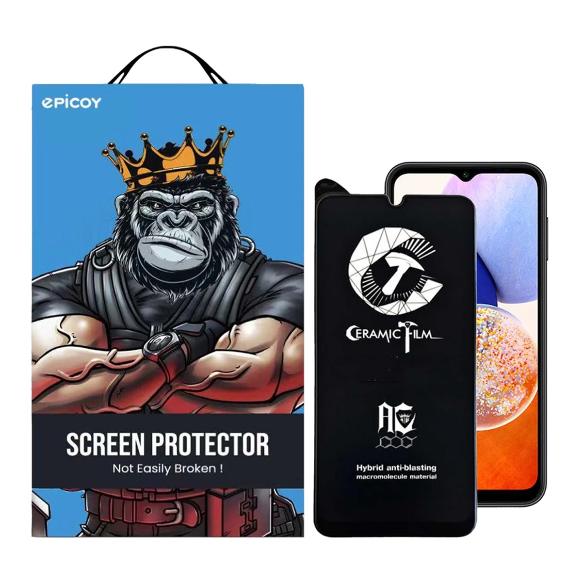 محافظ صفحه نمایش گوشی سامسونگ Galaxy A23/A14 اپیکوی سرامیکی مدل CR7 محافظ صفحه نمایش گوشی سامسونگ Galaxy A23/A14 اپیکوی سرامیکی مدل CR7
