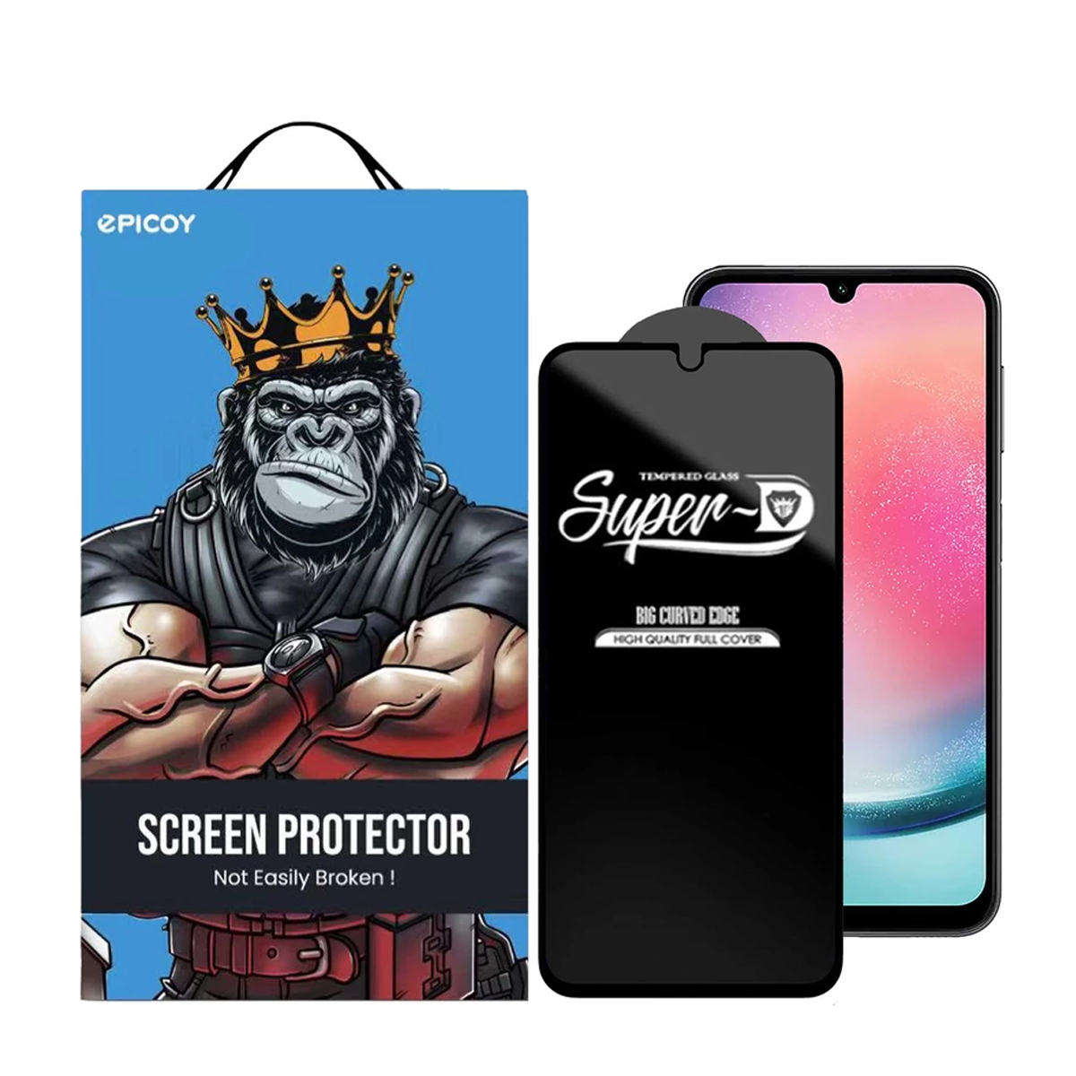 گلس گوشی سامسونگ Galaxy A24 4G اپیکوی مدل Super 5D گلس گوشی سامسونگ Galaxy A24 4G اپیکوی مدل Super 5D