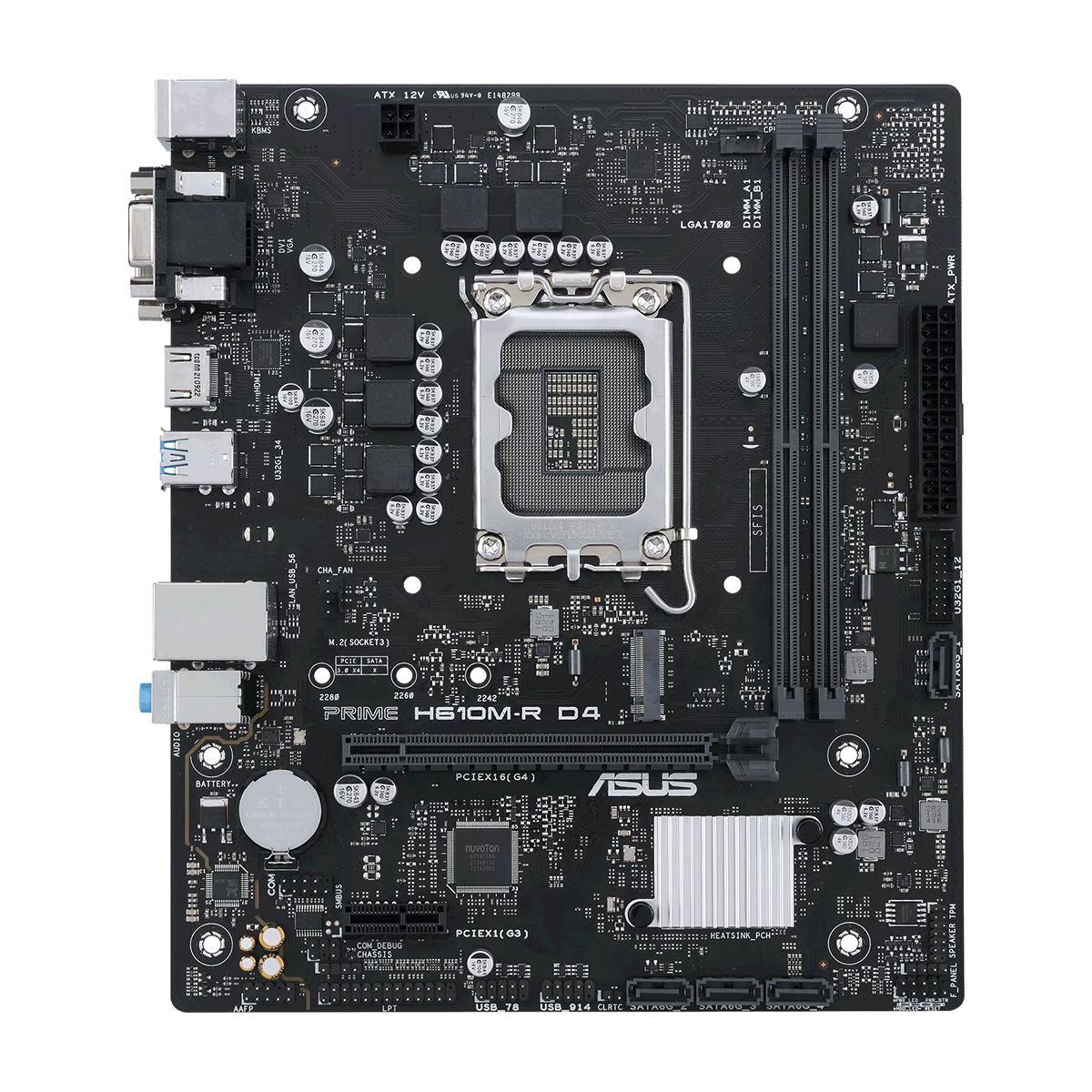 مادربرد ایسوس مدل PRIME H610M-R D4-CSM مادربرد ایسوس مدل PRIME H610M-R D4-CSM