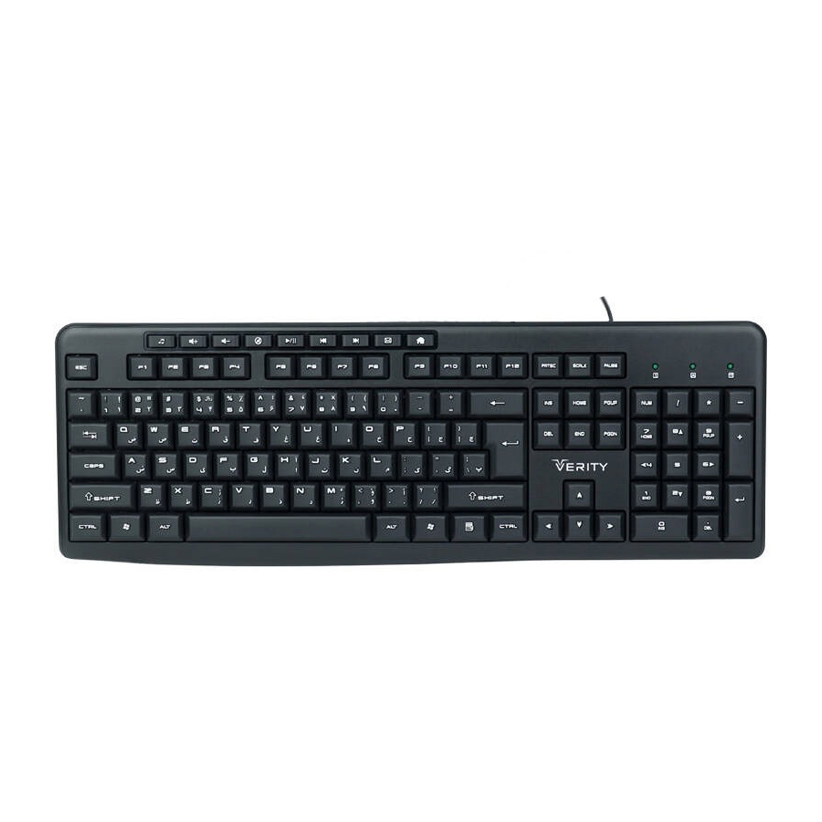 کیبورد با سیم وریتی مدل V-KB6133 کیبورد با سیم وریتی مدل V-KB6133