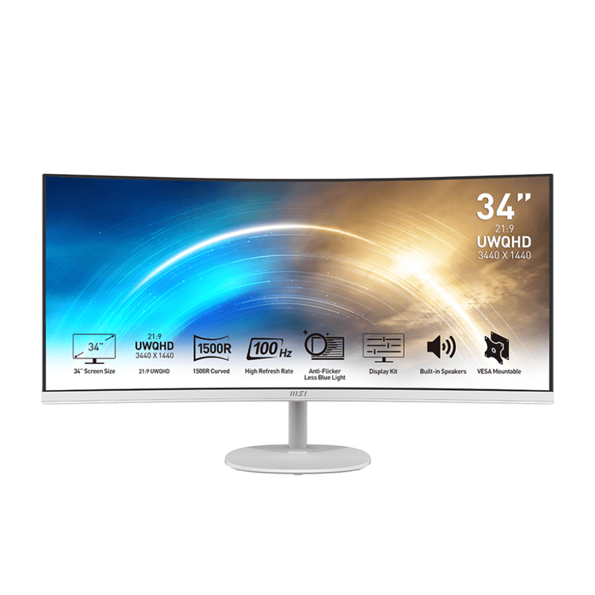 مانیتور ام اس آی مدل PRO MP341CQW سایز 34 اینچ مانیتور ام اس آی مدل PRO MP341CQW سایز 34 اینچ