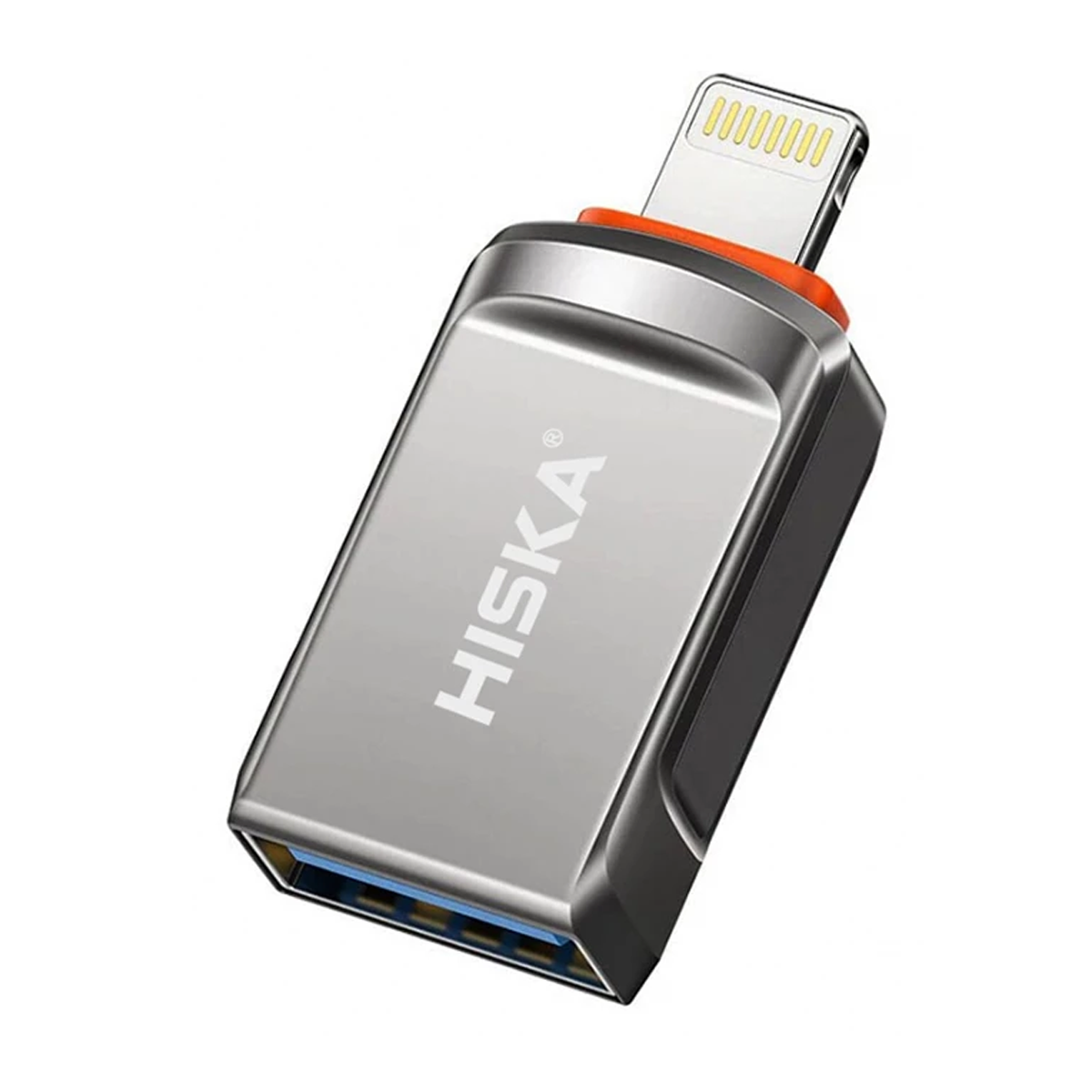 تبدیل OTG لایتنینگ هیسکا مدل H1 تبدیل OTG لایتنینگ هیسکا مدل H1