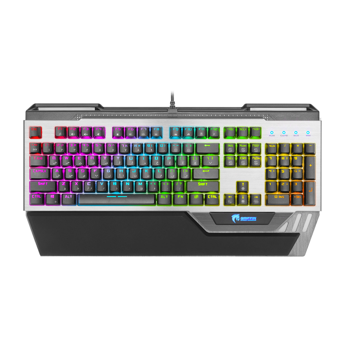 کیبورد گیمینگ گرین مدل GK803-RGB کیبورد گیمینگ گرین مدل GK803-RGB