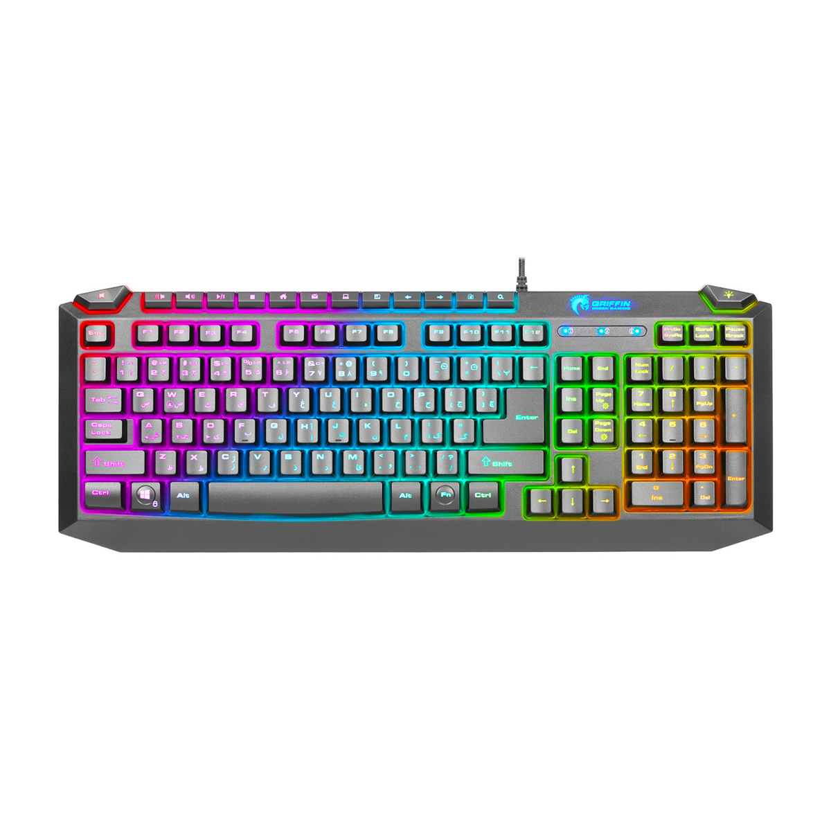 کیبورد گیمینگ گرین مدل GK701-RGB کیبورد گیمینگ گرین مدل GK701-RGB