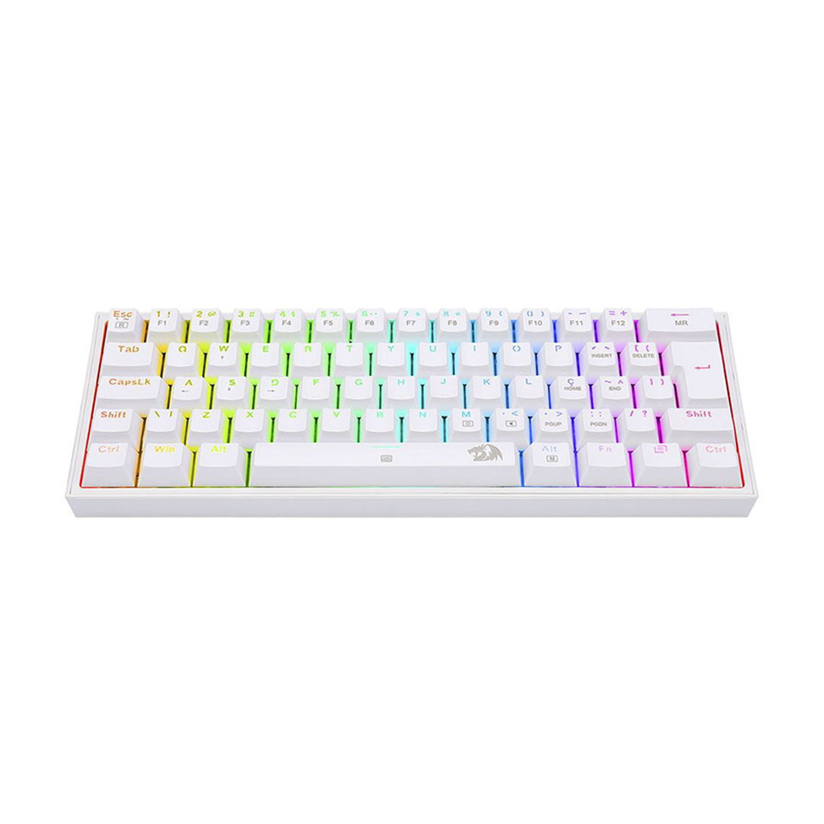 کیبورد گیمینگ ردراگون مدل K617 FIZZ White Blue SW کیبورد گیمینگ ردراگون مدل K617 FIZZ White Blue SW
