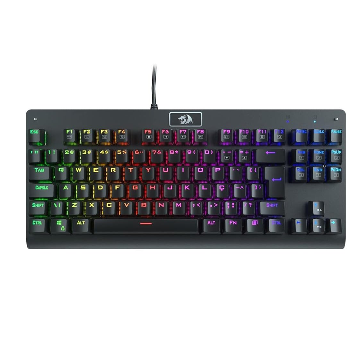 کیبورد گیمینگ ردراگون مدل K568 RGB DARK AVENGER سوئیچ قرمز کیبورد گیمینگ ردراگون مدل K568 RGB DARK AVENGER سوئیچ قرمز