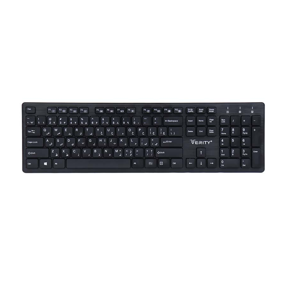کیبورد بی سیم وریتی مدل V-KB6112W-N کیبورد بی سیم وریتی مدل V-KB6112W-N