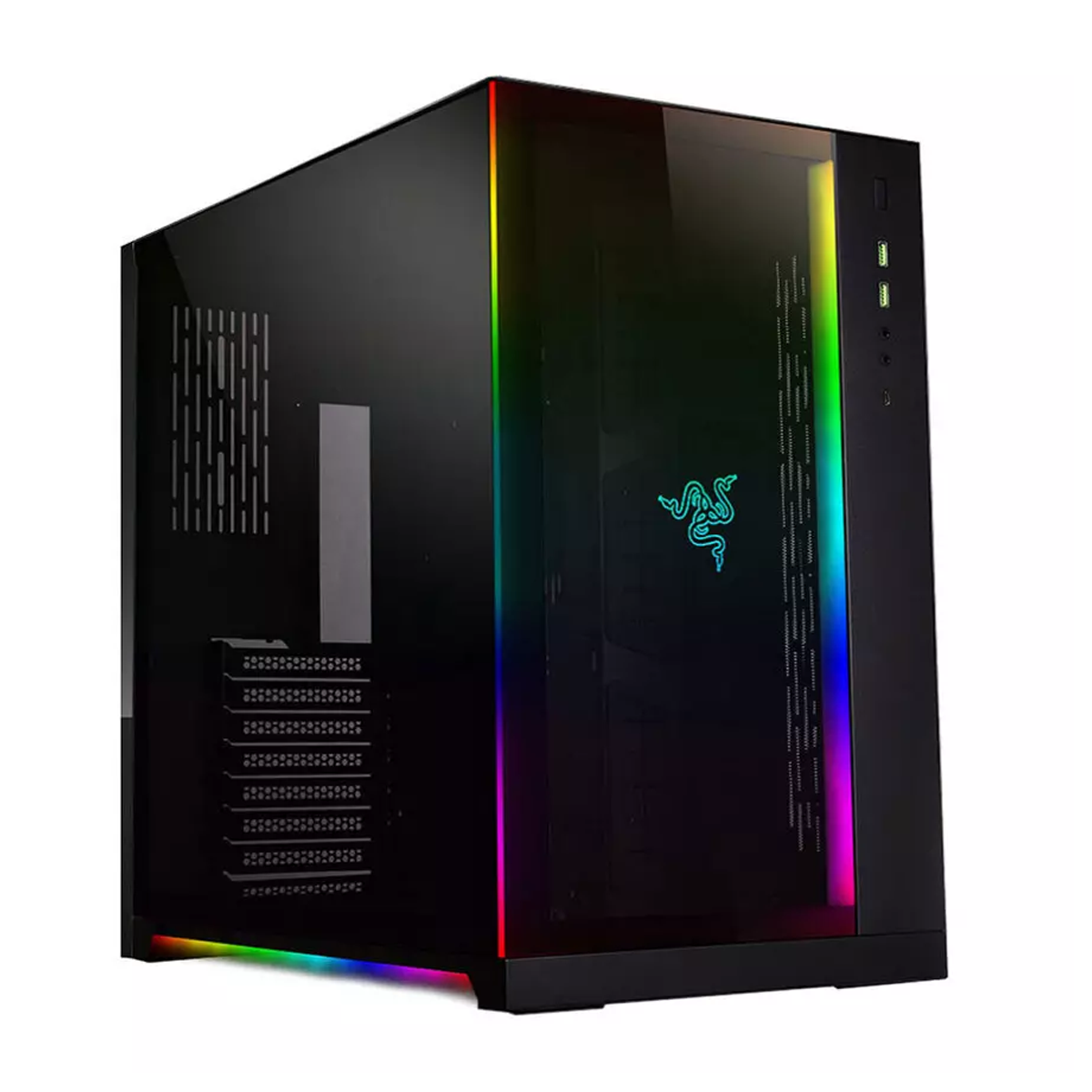 کیس کامپیوتر گیمینگ لیان لی مدل O11 Dynamic Razer Edition کیس کامپیوتر گیمینگ لیان لی مدل O11 Dynamic Razer Edition