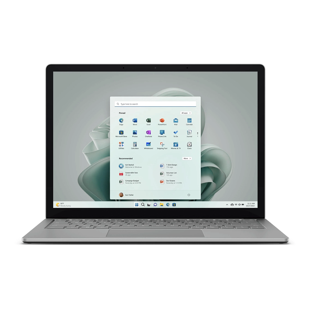 لپ تاپ مایکروسافت 13.5 اینچی مدل Surface Laptop 5 i5 ۱۲۳۵U 8GB 512GB 