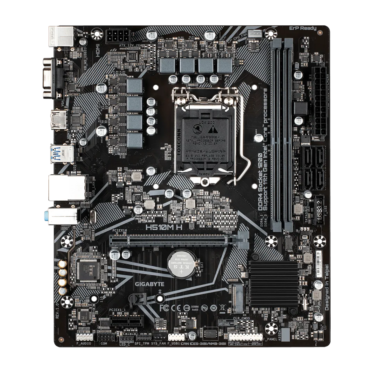 مادربرد گیگابایت مدل H510M H rev. 1.0 مادربرد گیگابایت مدل H510M H rev. 1.0