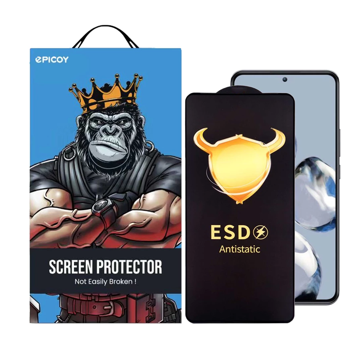 گلس گوشی شیائومی 11T - 12T Pro - 10T Lite اپیکوی مدل Golden ESD گلس گوشی شیائومی 11T - 12T Pro - 10T Lite اپیکوی مدل Golden ESD