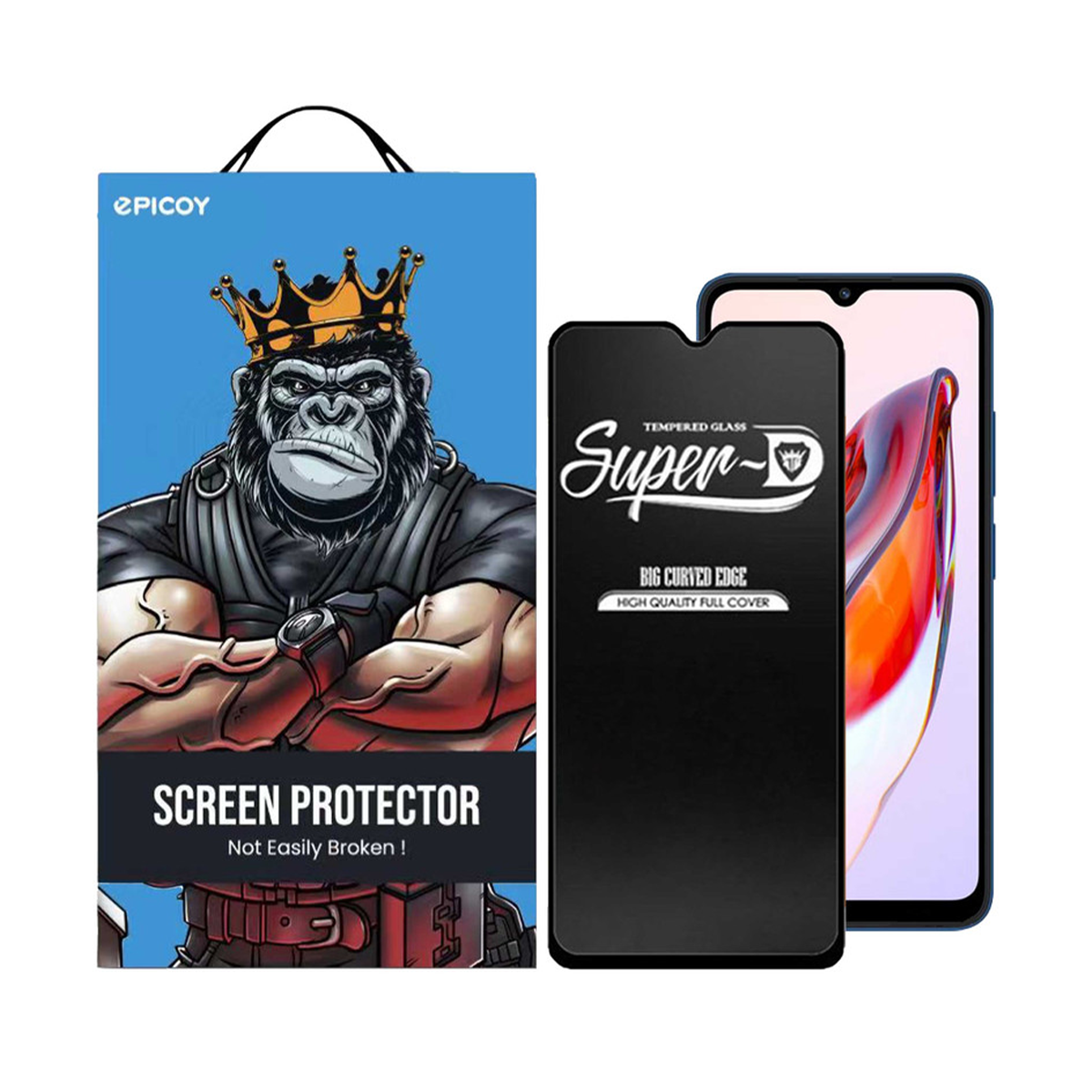 گلس گوشی شیائومی Redmi 12C - 10C اپیکوی مدل Super 5D گلس گوشی شیائومی Redmi 12C - 10C اپیکوی مدل Super 5D