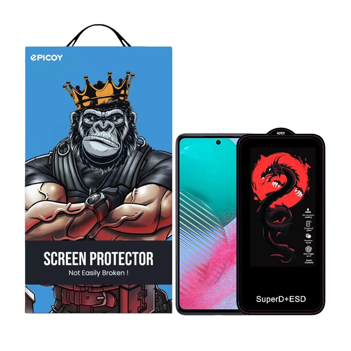 گلس گوشی سامسونگ Galaxy A73 5G - A72 اپیکوی مدل Dragon ESD گلس گوشی سامسونگ Galaxy A73 5G - A72 اپیکوی مدل Dragon ESD