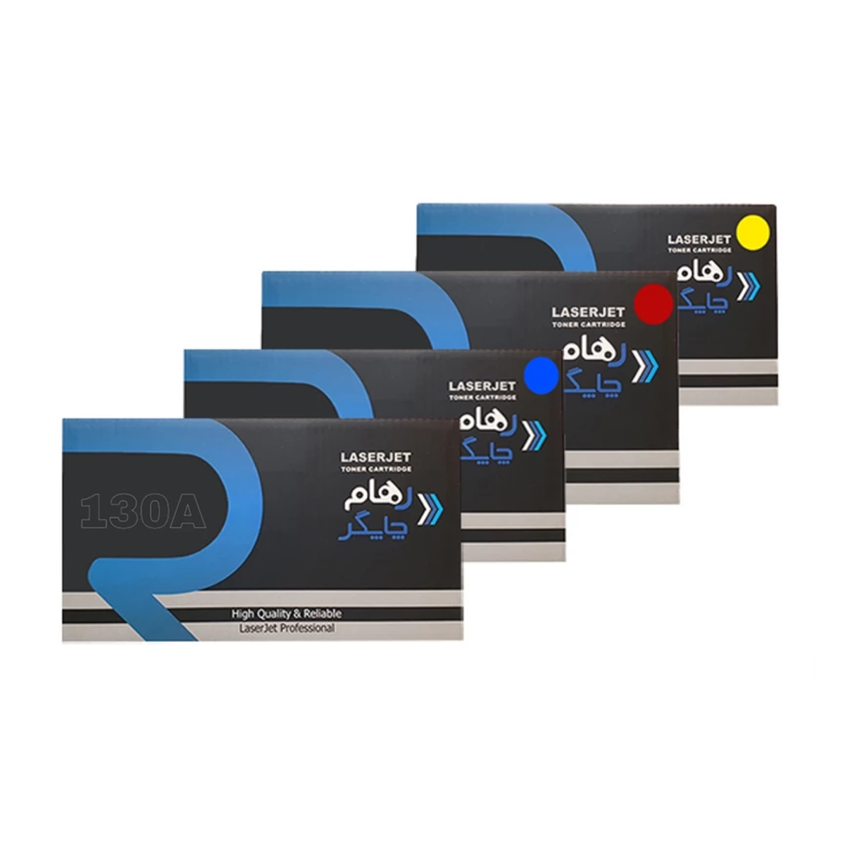 کارتریج رهام چاپگر طرح اچ پی 130A ست چهار رنگ کارتریج رهام چاپگر طرح اچ پی 130A ست چهار رنگ