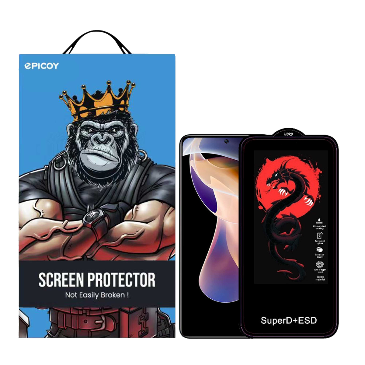 گلس گوشی شیائومی Redmi Note 11 Pro Plus - Note 10 Pro اپیکوی مدل Dragon ESD گلس گوشی شیائومی Redmi Note 11 Pro Plus - Note 10 Pro اپیکوی مدل Dragon ESD