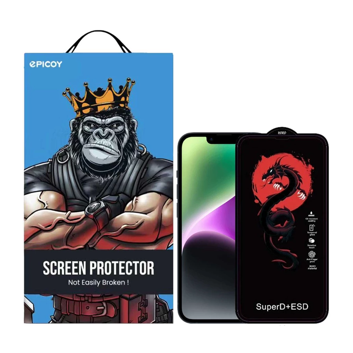 گلس گوشی اپل iPhone 13 - 13 Pro اپیکوی مدل Dragon ESD گلس گوشی اپل iPhone 13 - 13 Pro اپیکوی مدل Dragon ESD