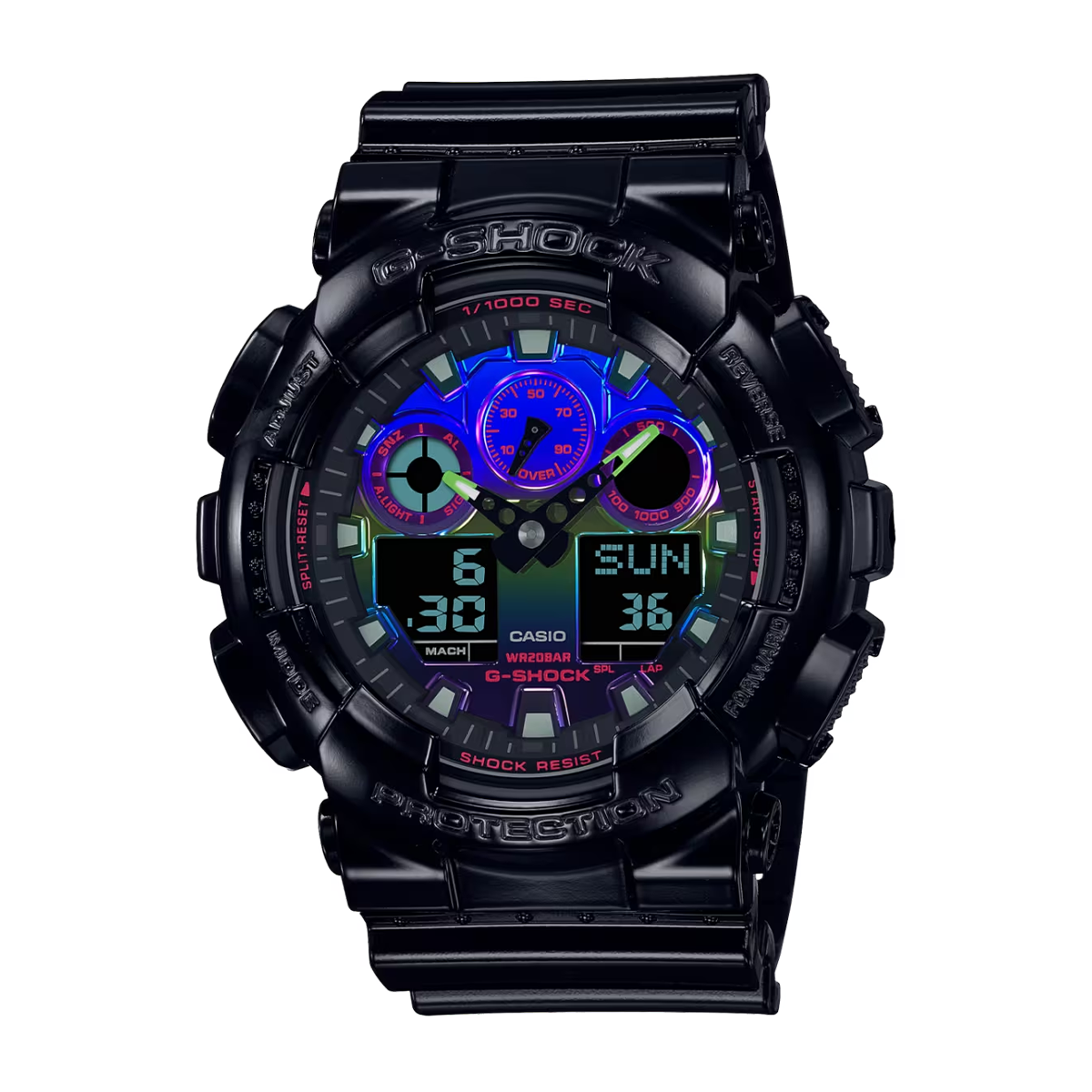 ساعت کاسیو مردانه مدل GA-100RGB-1ADR ساعت کاسیو مردانه مدل GA-100RGB-1ADR