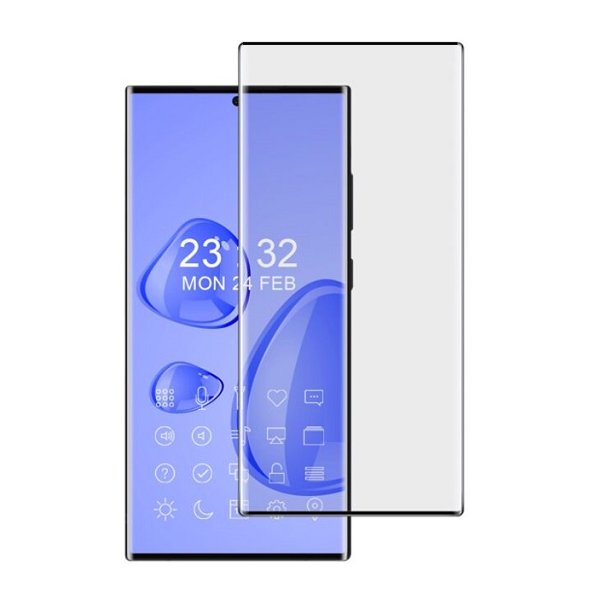 گلس گوشی سامسونگ Galaxy S23 Ultra مدل فول چسب گلس گوشی سامسونگ Galaxy S23 Ultra مدل فول چسب