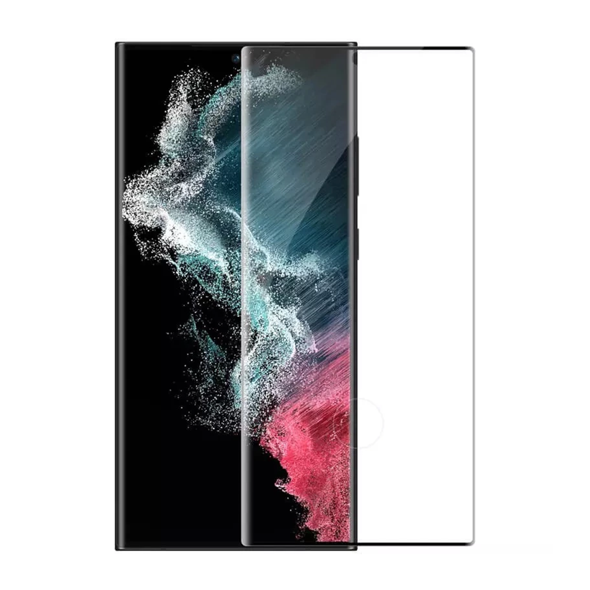 گلس گوشی سامسونگ Galaxy S23 Ultra گرین مدل 3D Edge Glue گلس گوشی سامسونگ Galaxy S23 Ultra گرین مدل 3D Edge Glue