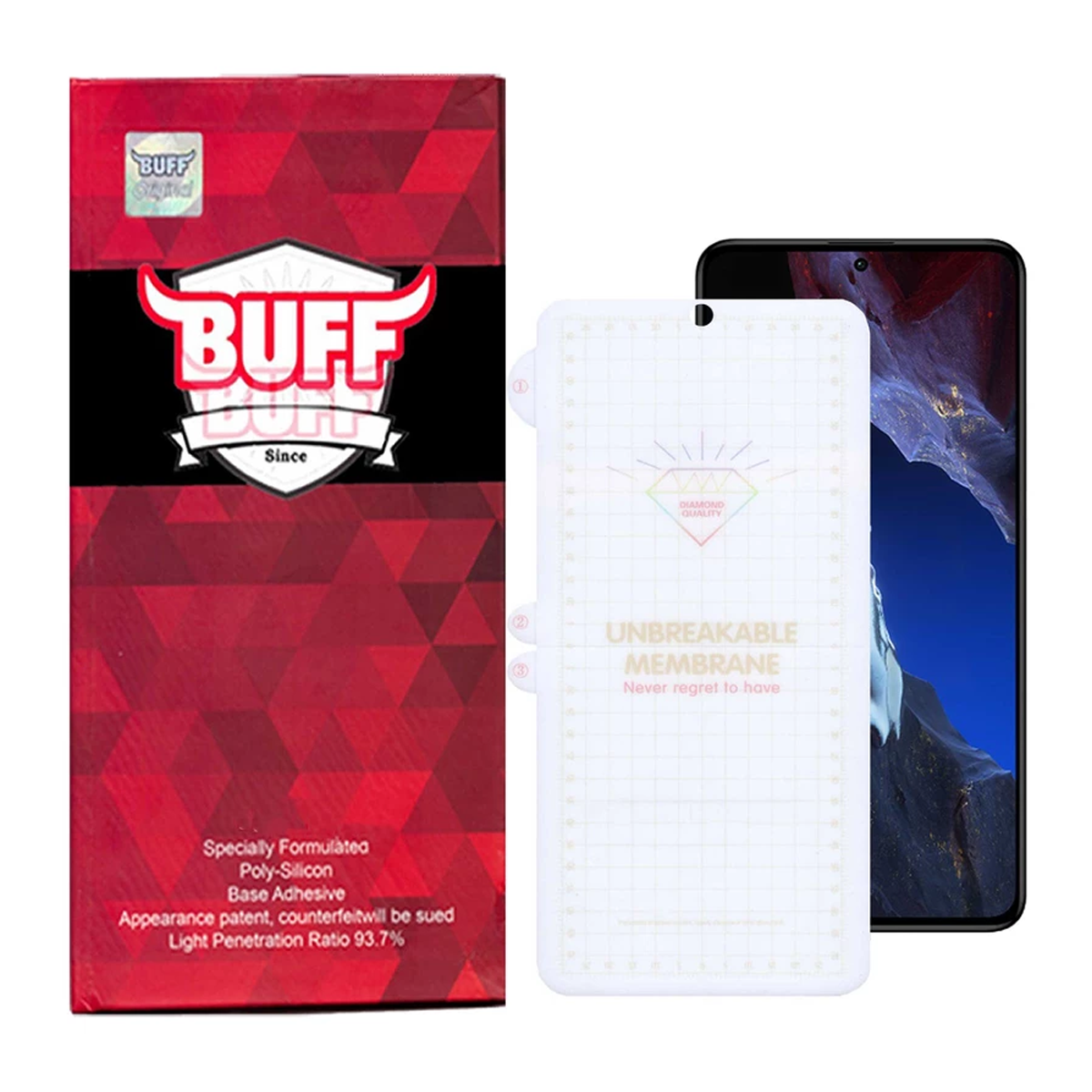 گلس گوشی شیائومی Redmi Note 12 Turbo بوف مدل Hydrogel گلس گوشی شیائومی Redmi Note 12 Turbo بوف مدل Hydrogel