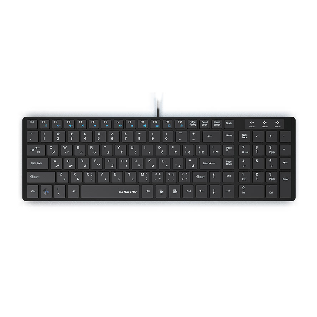 کیبورد با سیم کینگ استار مدل KB80 کیبورد با سیم کینگ استار مدل KB80
