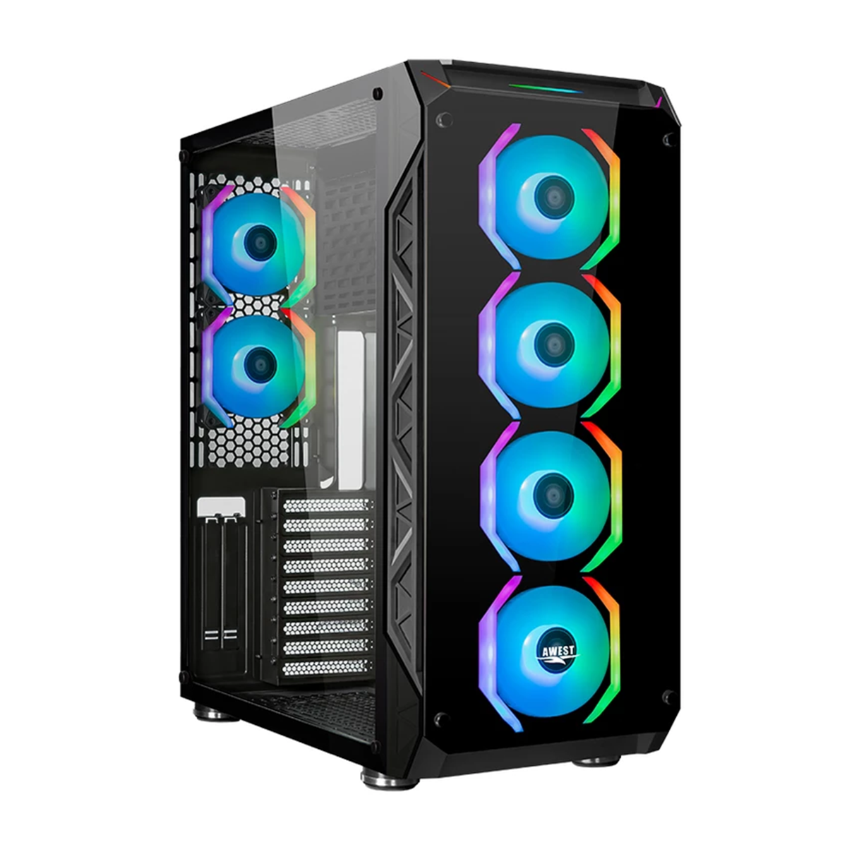 کیس کامپیوتر اوست مدل GT-AV401 کیس کامپیوتر اوست مدل GT-AV401