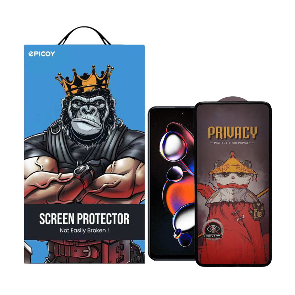 گلس حریم شخصی گوشی شیائومی Redmi Note 12T Pro اپیکوی مدل Privacy Airbag گلس حریم شخصی گوشی شیائومی Redmi Note 12T Pro اپیکوی مدل Privacy Airbag