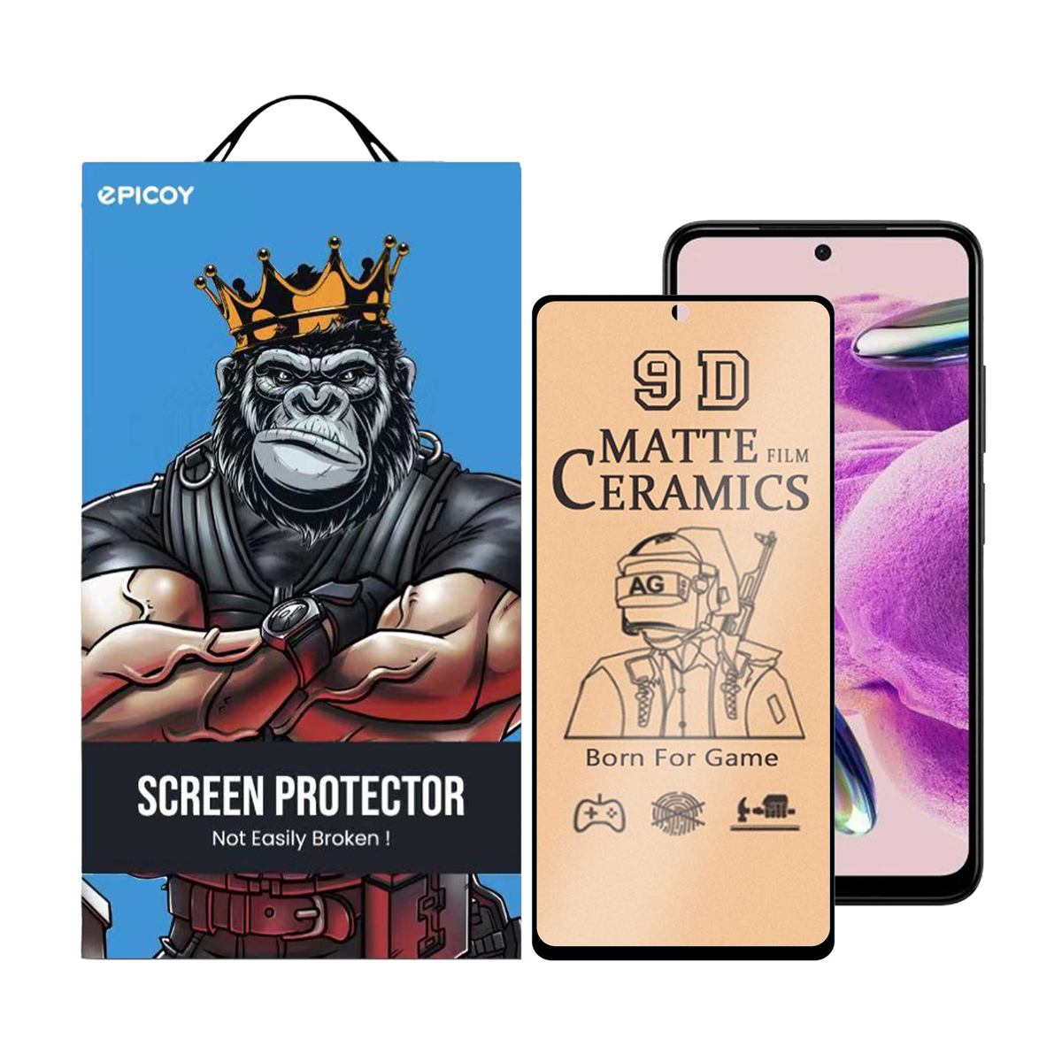 محافظ صفحه نمایش سرامیکی مات گوشی شیائومی Redmi Note 12S - 11S 4G اپیکوی مدل BodyGuard