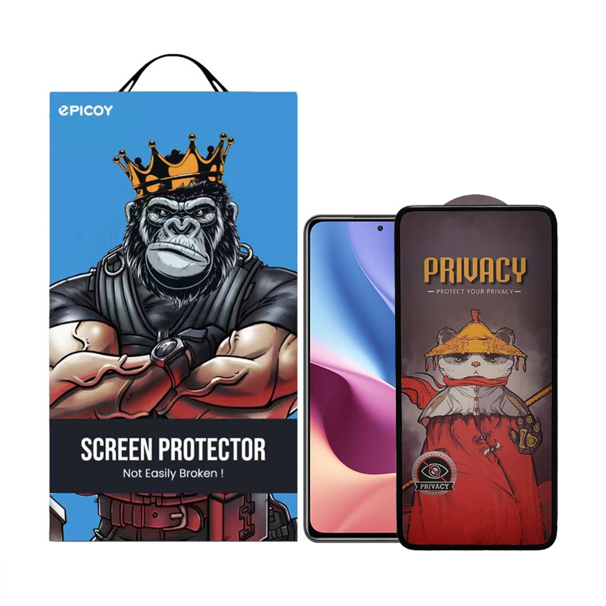 گلس حریم شخصی گوشی شیائومی Redmi K40 Pro Plus اپیکوی مدل Airbag گلس حریم شخصی گوشی شیائومی Redmi K40 Pro Plus اپیکوی مدل Airbag