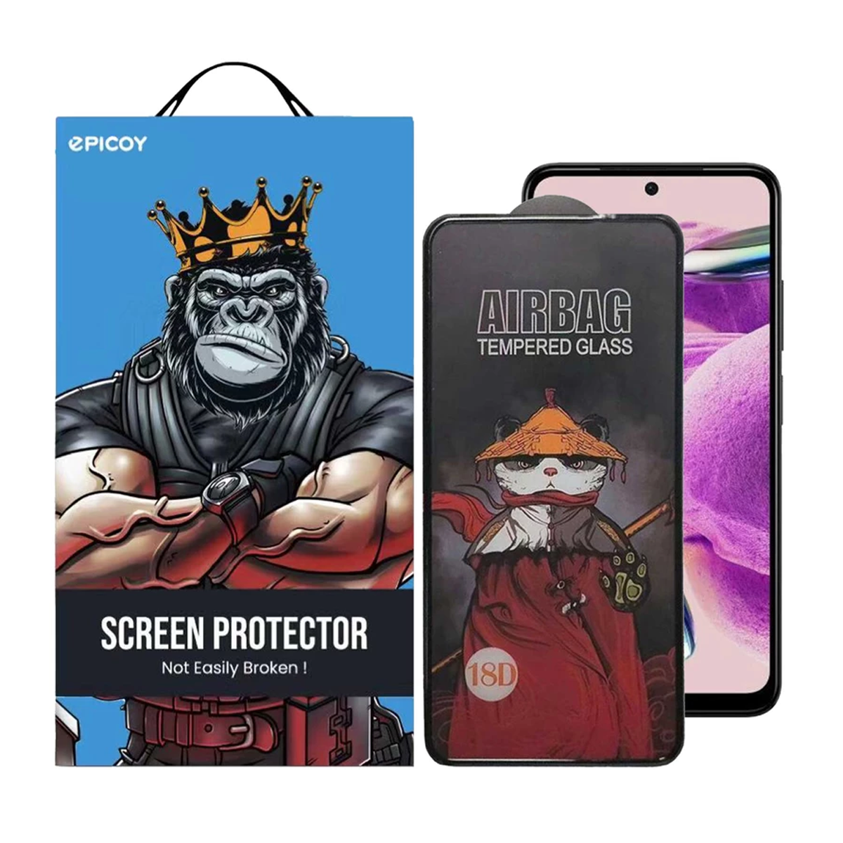 گلس گوشی شیائومی Redmi Note 12s - 11S 4G اپیکوی مدل AirBag گلس گوشی شیائومی Redmi Note 12s - 11S 4G اپیکوی مدل AirBag