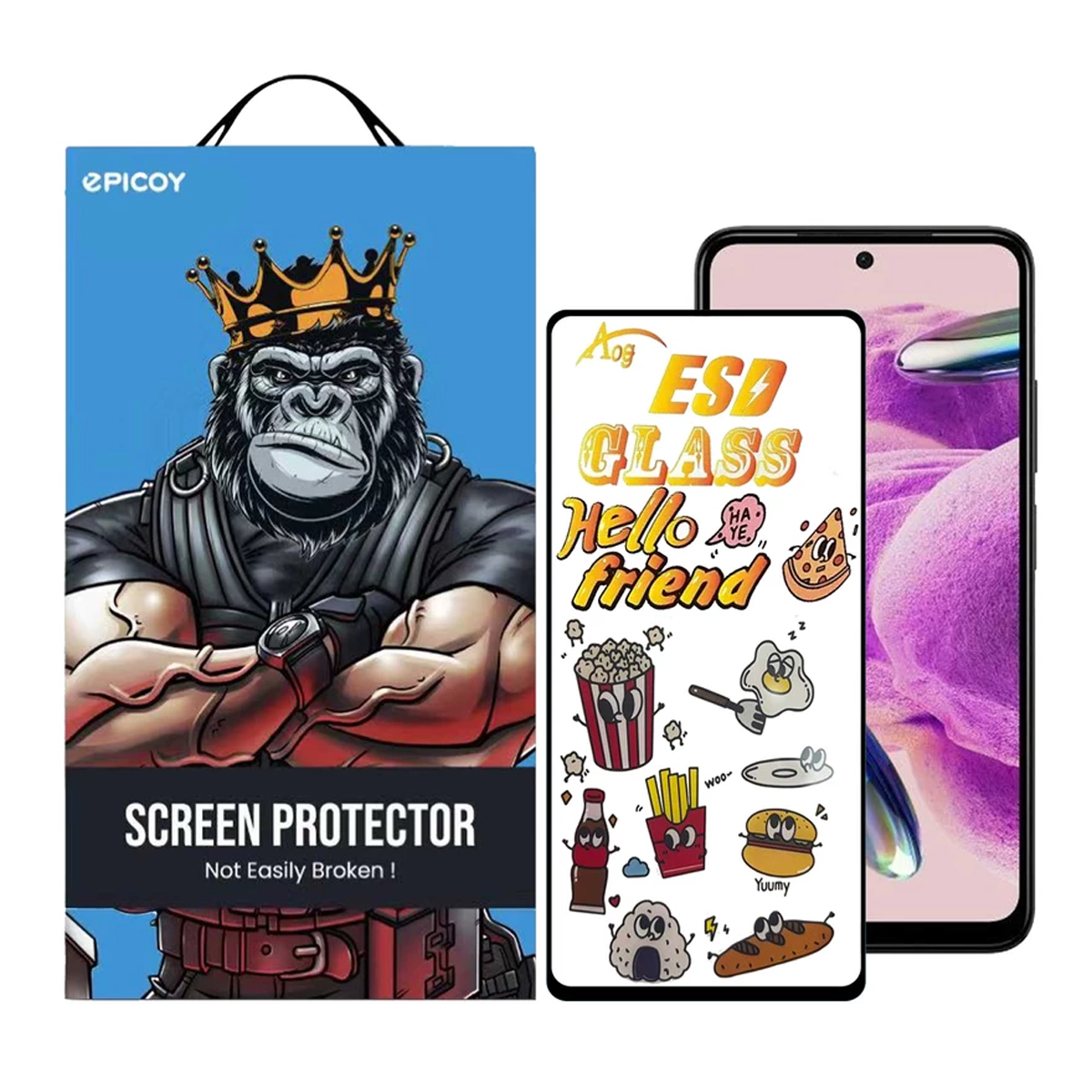 گلس گوشی شیائومی Redmi Note 12s - 11S 4G اپیکوی مدل ESD 2023 گلس گوشی شیائومی Redmi Note 12s - 11S 4G اپیکوی مدل ESD 2023