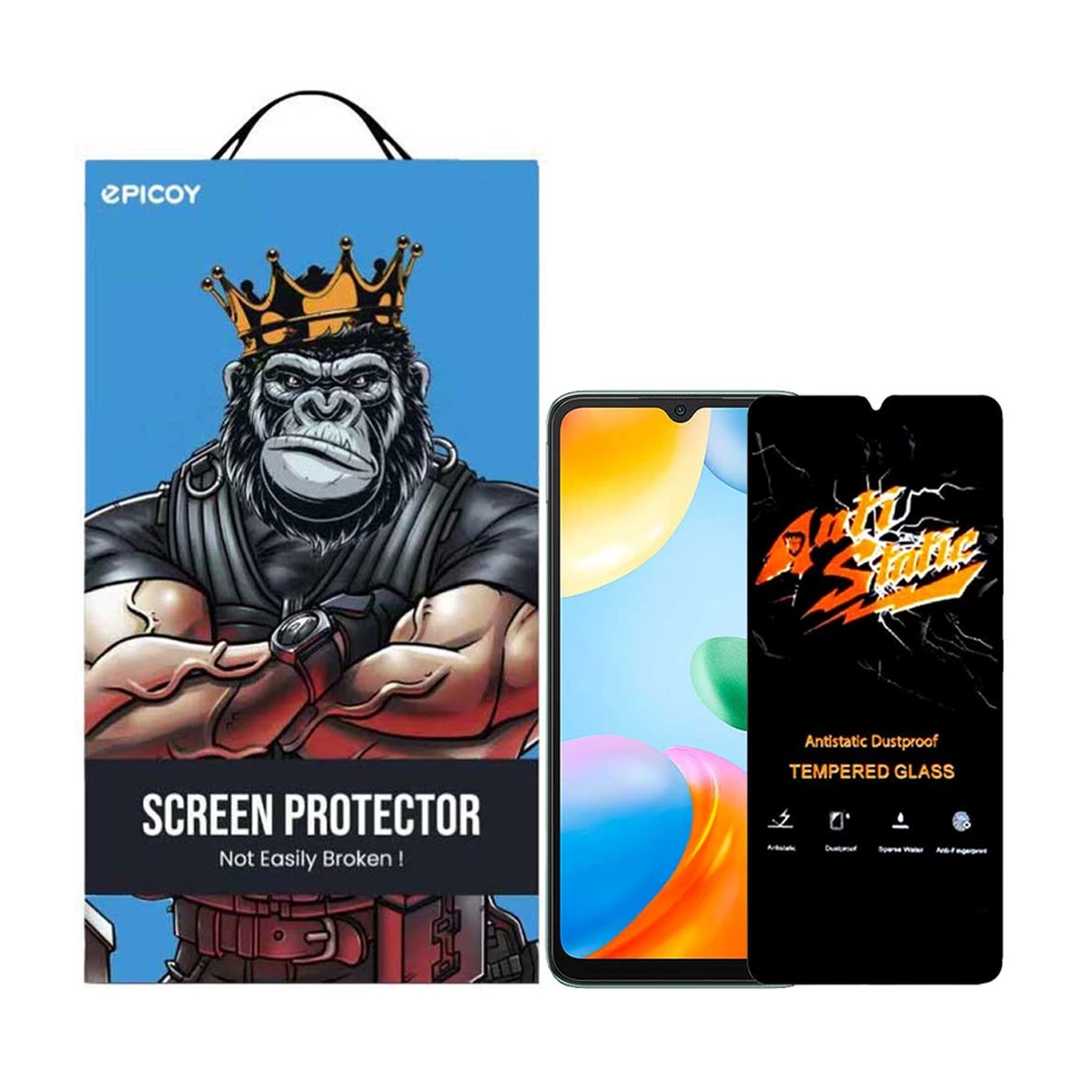 گلس گوشی شیائومی Redmi 10C اپیکوی مدل Antistatic Dustproof گلس گوشی شیائومی Redmi 10C اپیکوی مدل Antistatic Dustproof