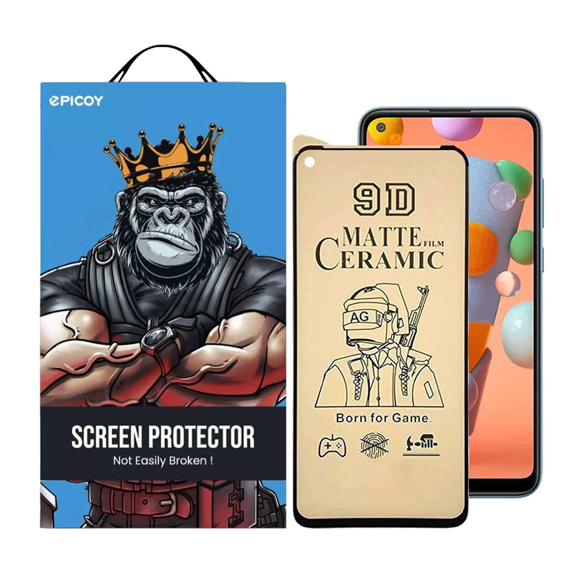 محافظ صفحه نمایش گوشی سامسونگ Galaxy A11 - M11 اپیکوی سرامیکی مات مدل BodyGuard محافظ صفحه نمایش گوشی سامسونگ Galaxy A11 - M11 اپیکوی سرامیکی مات مدل BodyGuard
