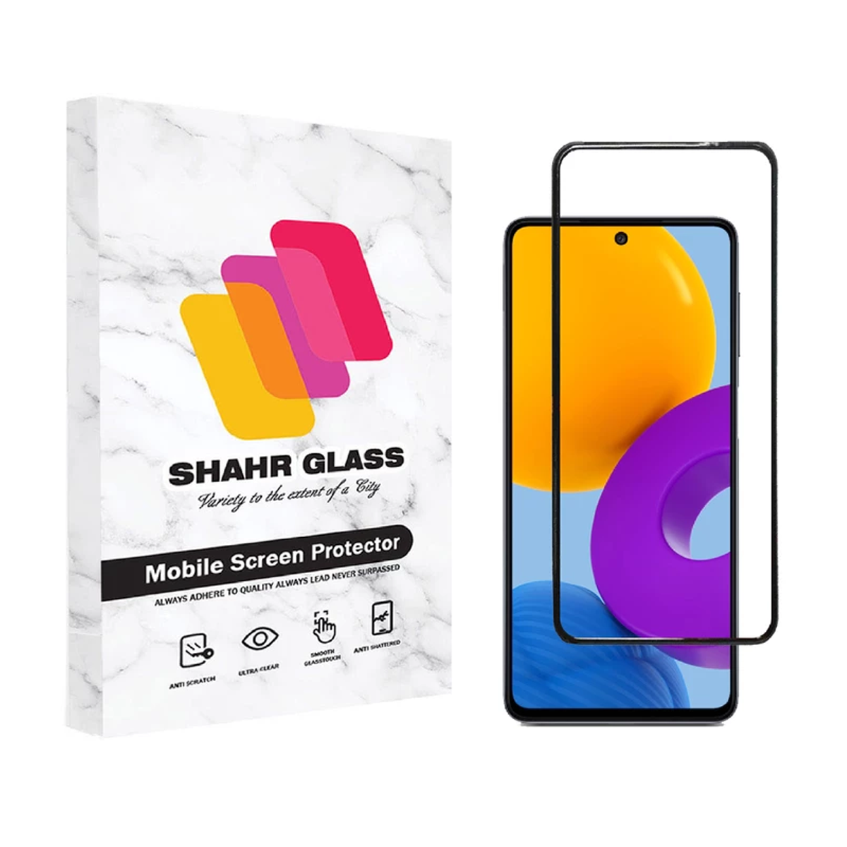 گلس گوشی سامسونگ Galaxy M52 5G شهر گلس مدل WEVA گلس گوشی سامسونگ Galaxy M52 5G شهر گلس مدل WEVA