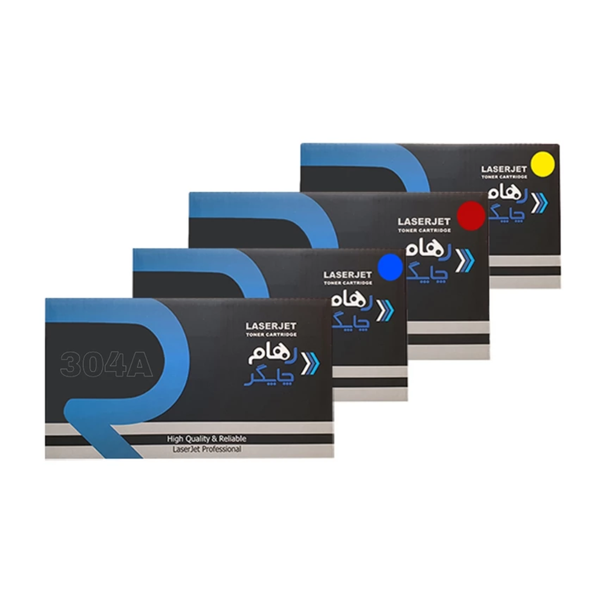 کارتریج رهام چاپگر طرح اچ پی 304A ست چهار رنگ کارتریج رهام چاپگر طرح اچ پی 304A ست چهار رنگ