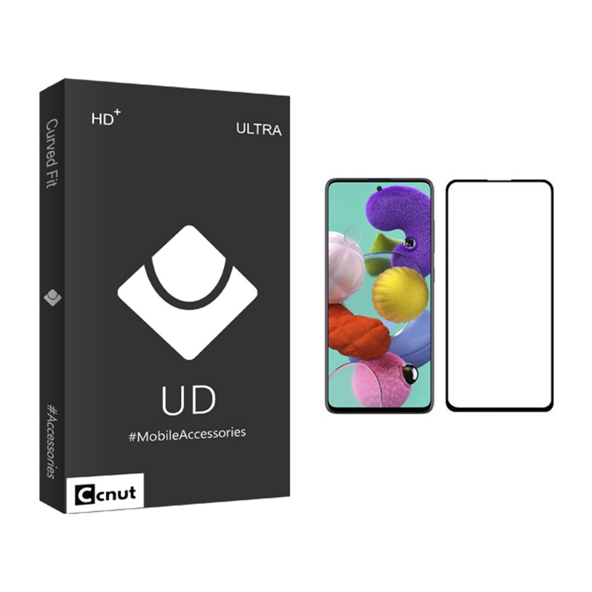 گلس گوشی سامسونگ Galaxy A51 کوکونات مدل UD Black گلس گوشی سامسونگ Galaxy A51 کوکونات مدل UD Black
