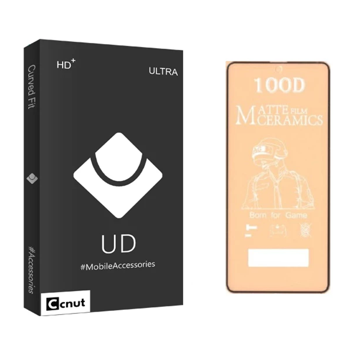 گلس گوشی اپل iPhone X کوکونات مات مدل UD Black گلس گوشی اپل iPhone X کوکونات مات مدل UD Black